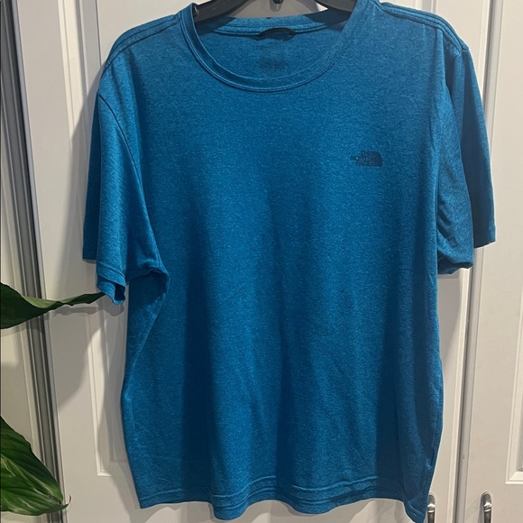 The North Face Men's Vibrant Blue Tee - Picture 1 of 4